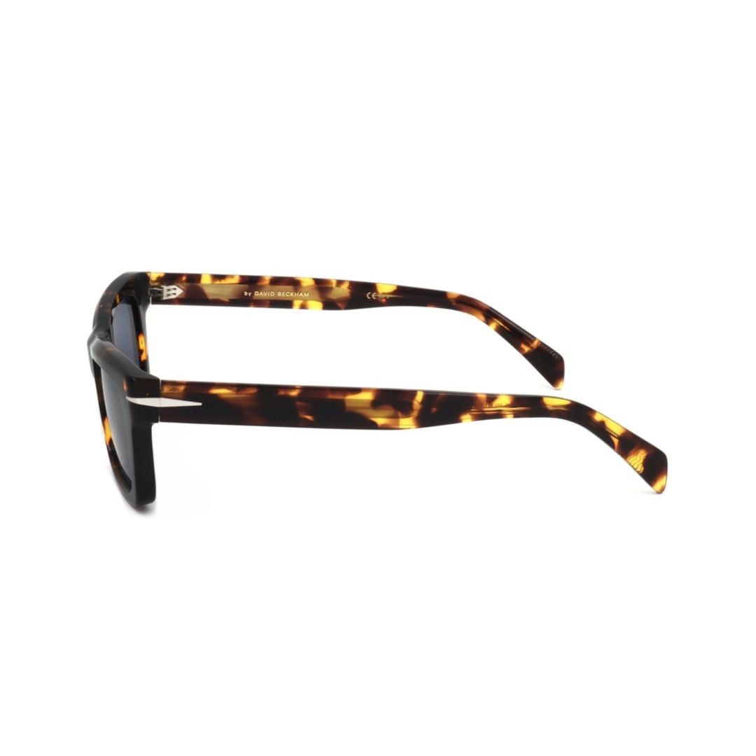 David Beckham Db 7091/S Bold Rectangular Tortoiseshell Sunglasses
