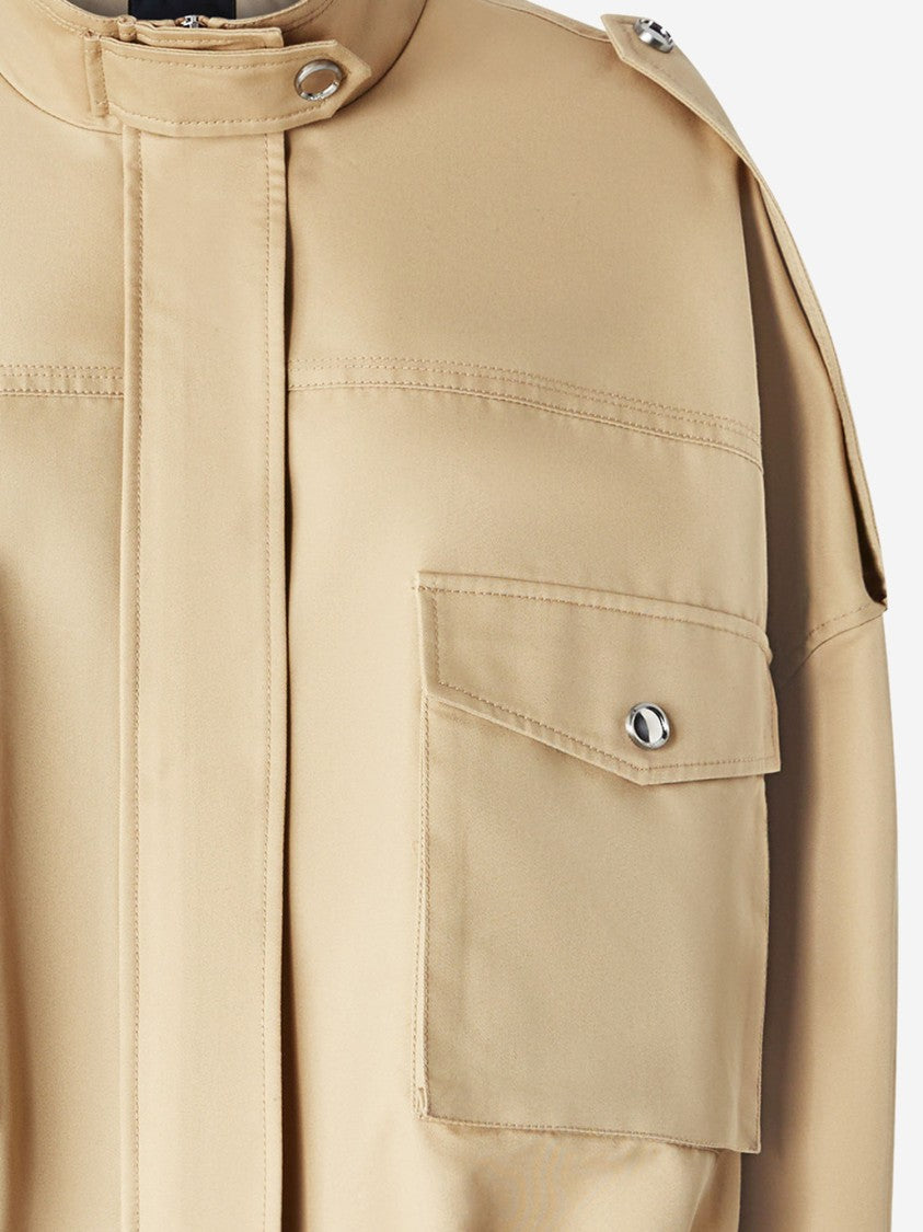 Pinko Cotton Blend Waterproof Jacket