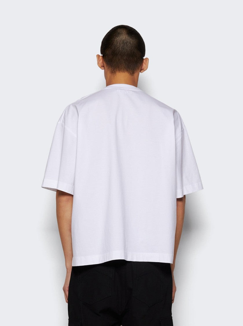 Vetements Vet Cropped Boxy Tee White
