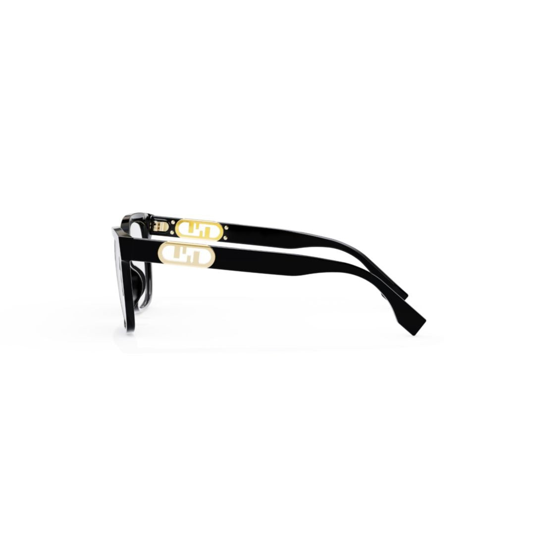 Fendi Fe50025i Rectangular Acetate Sunglasses