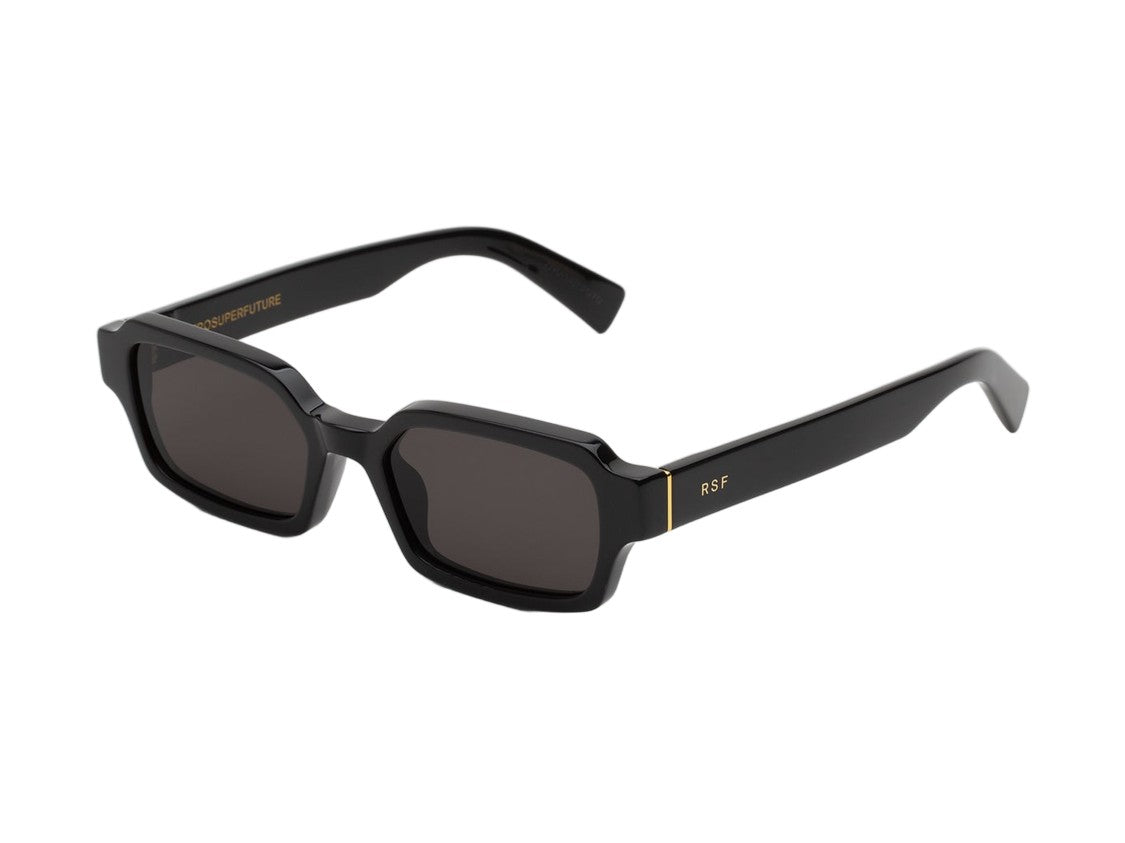 Retrosuperfuture Black Carino Gold Acetate Sunglasses