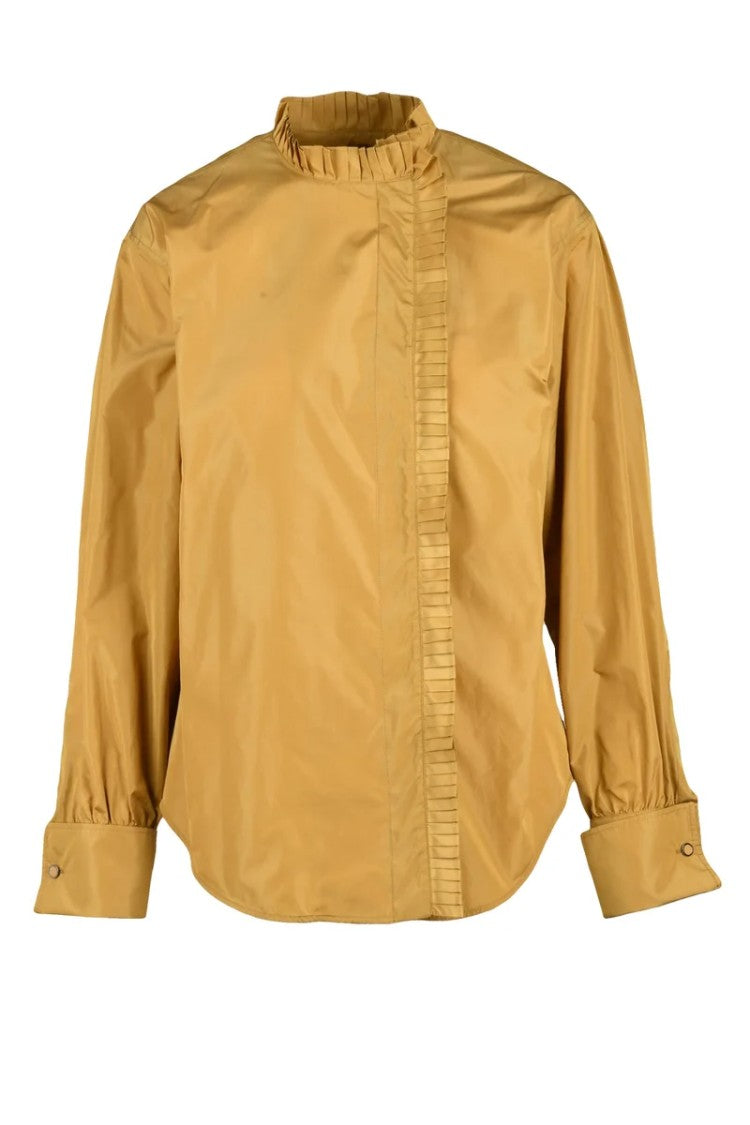 Max Mara Polyester/Silk Shirt - Yellow