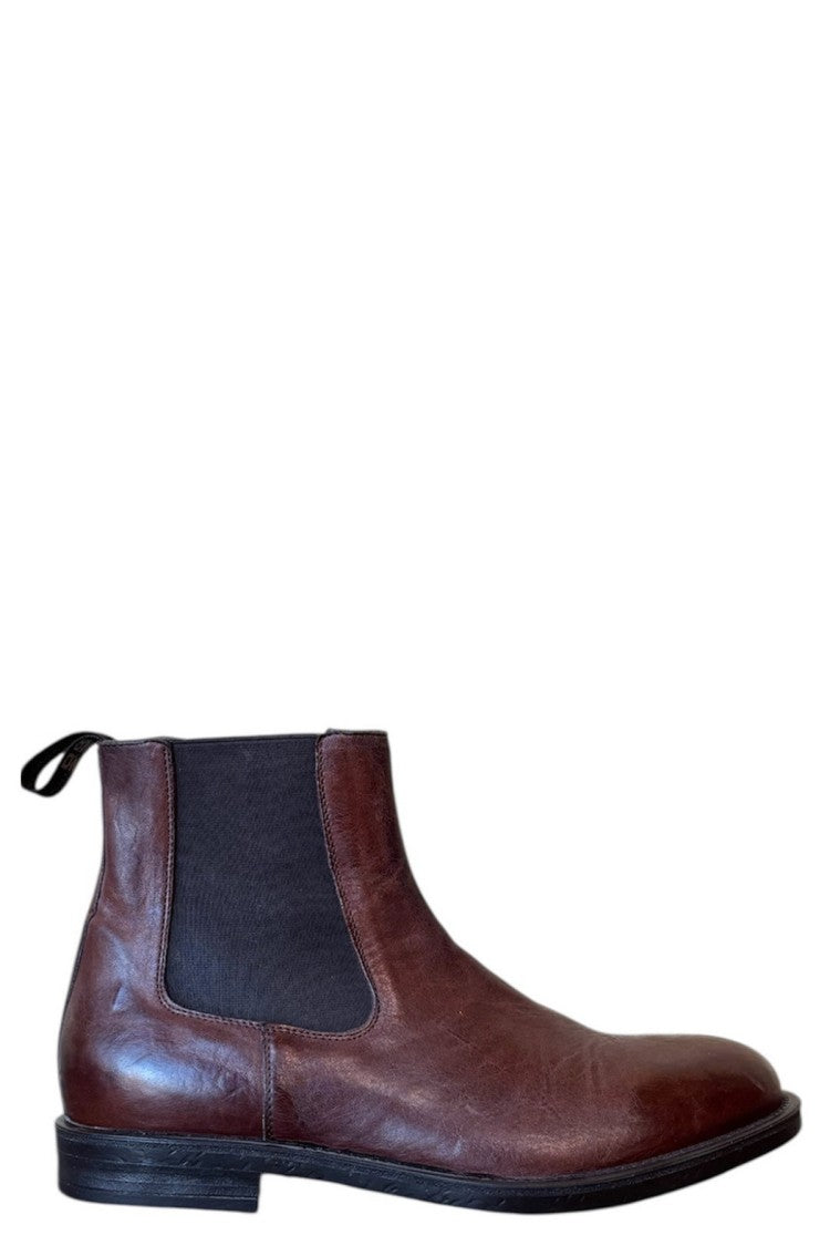Moma Brown Leather Boots