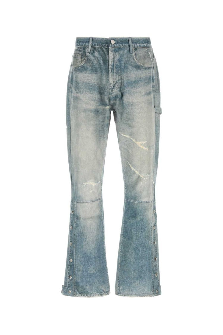 Purple Brand Faded Flared Leg Denim Jeans
