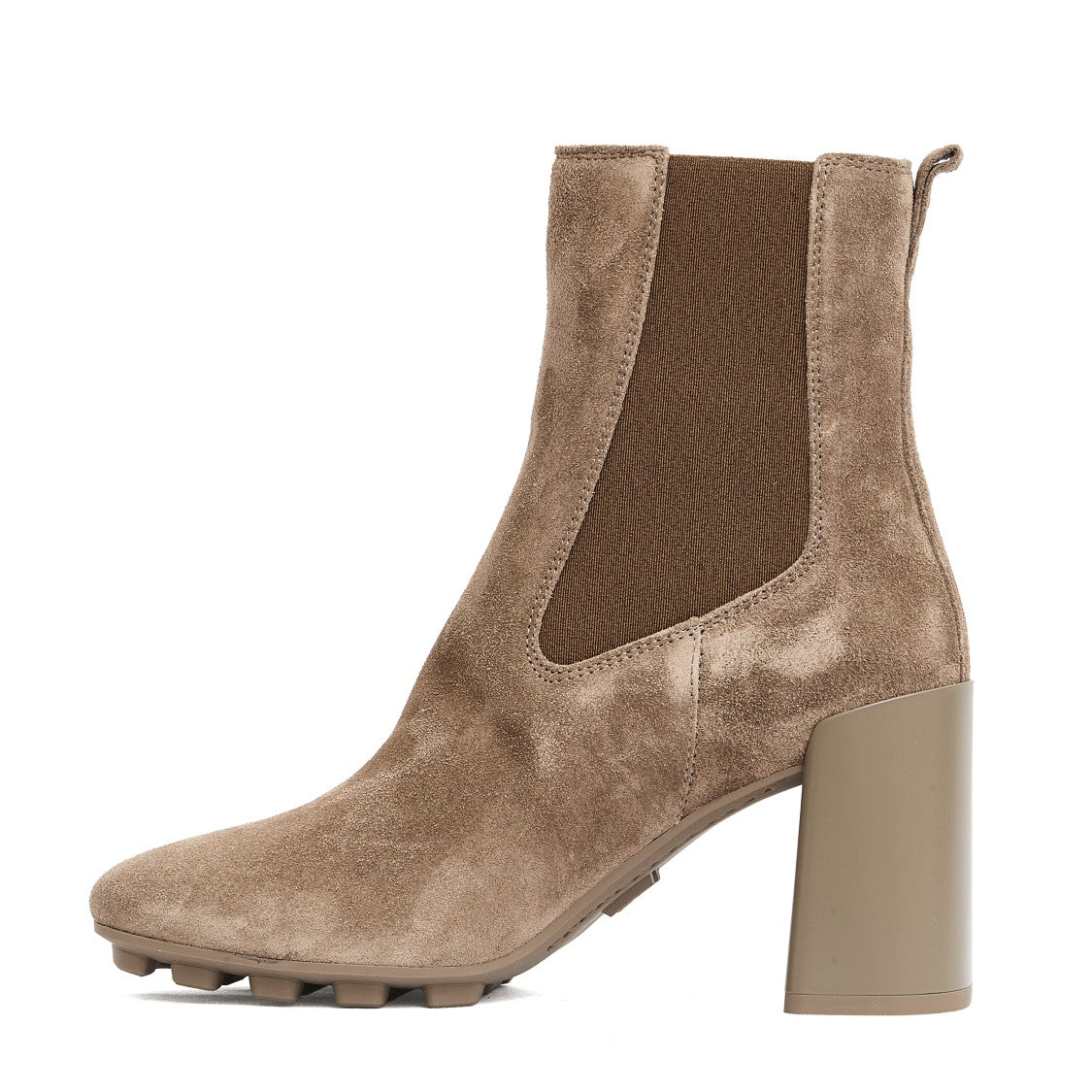 Hogan Dove Grey T85 Suede Chelsea Boot