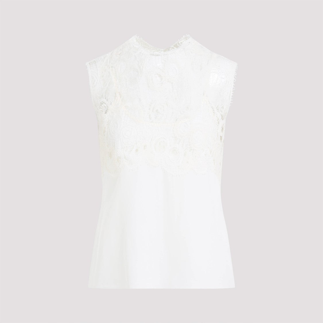 Fabiana Filippi White Silk Top