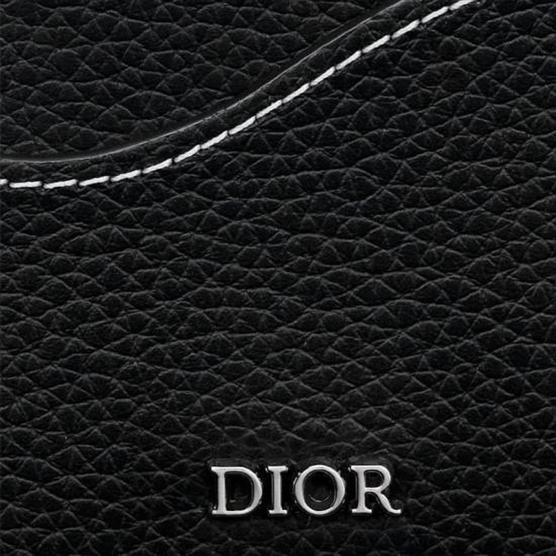 Dior Textured Calf Leather Cardholder