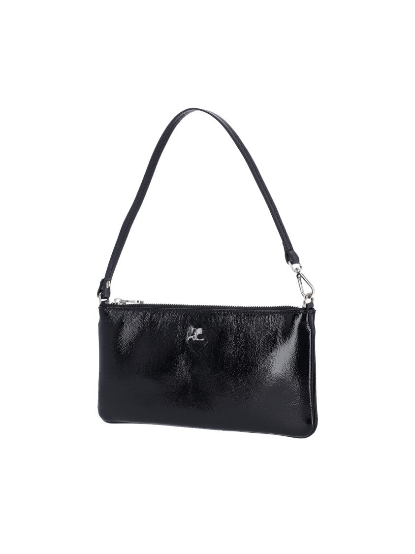 Courrèges Black Bag With Structured Silhouette