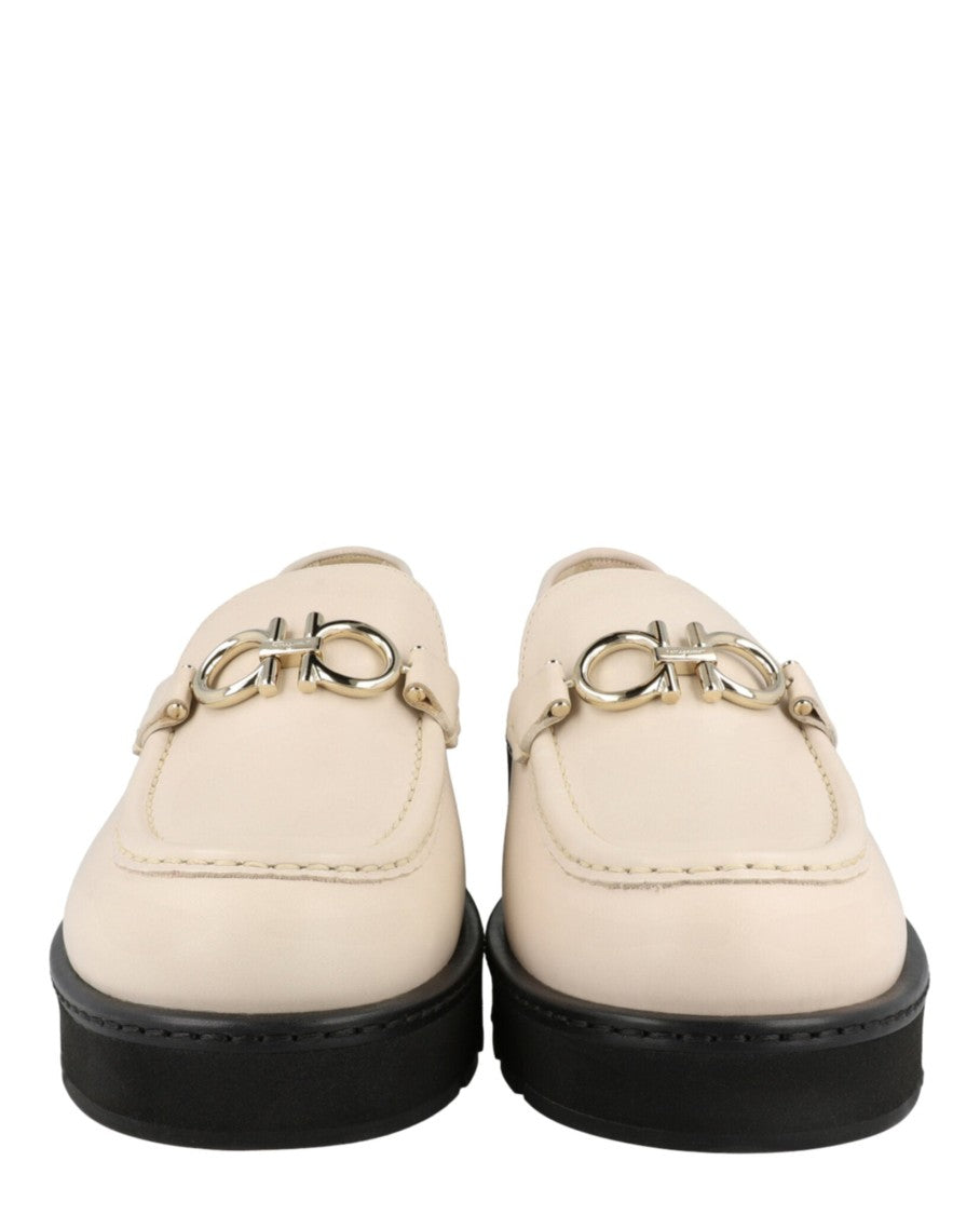 Ferragamo Rolo Leather Loafers