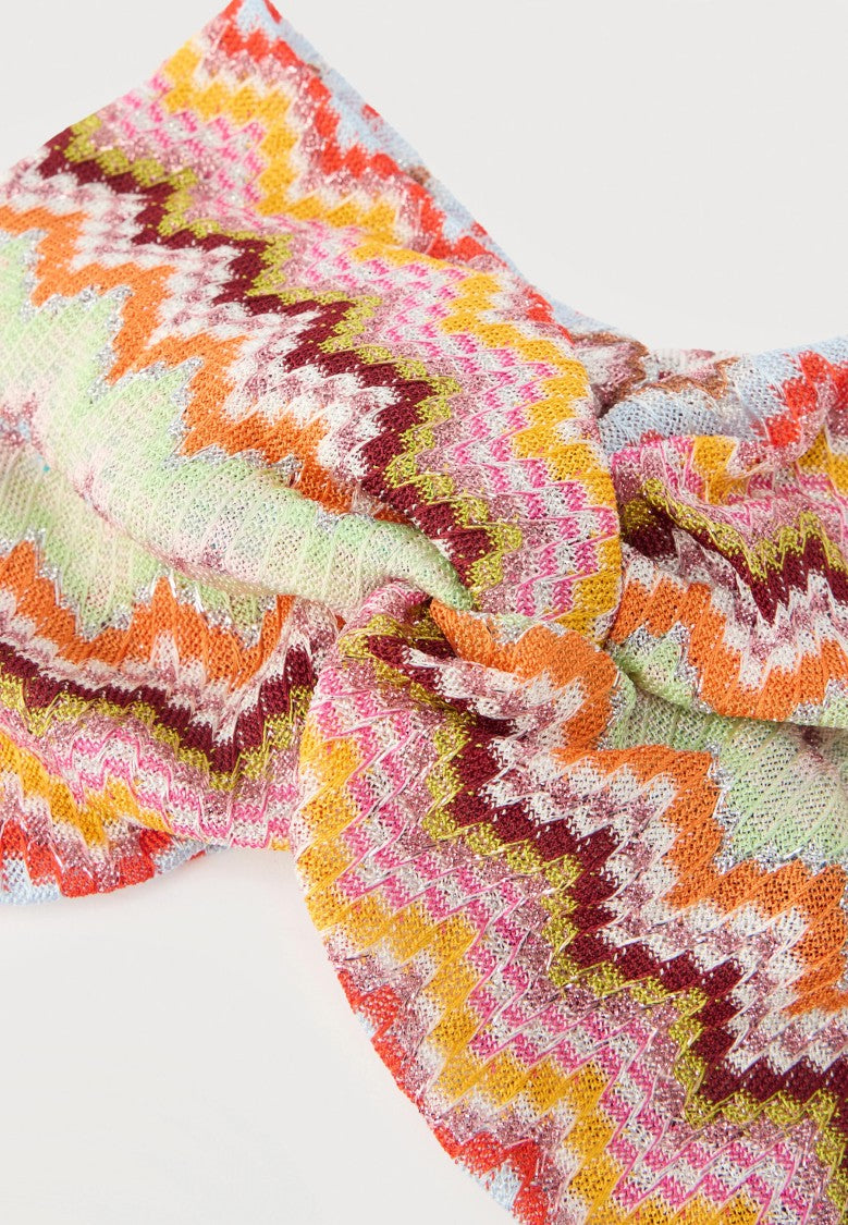 Missoni Multicolor Doppio Nodo Woven Headband