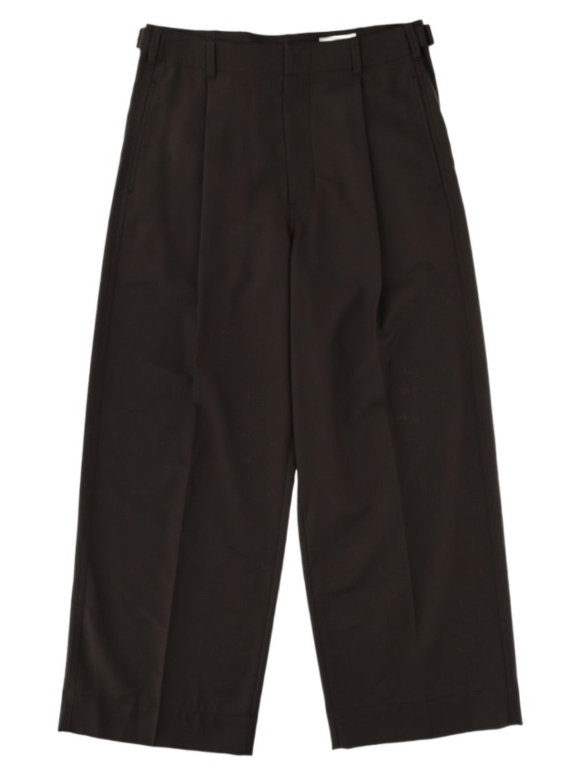 Lemaire Tailored Wide-Leg Polyester-Blend Cropped Pants