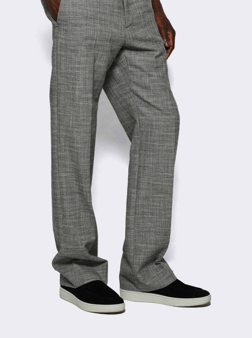 Lanvin Cruiser Suede Moccasins Black