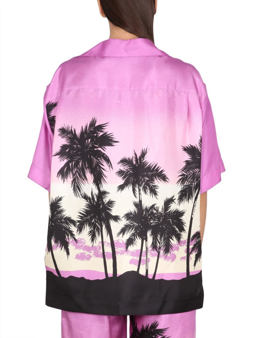 Palm Angels Sunset Print Shirt