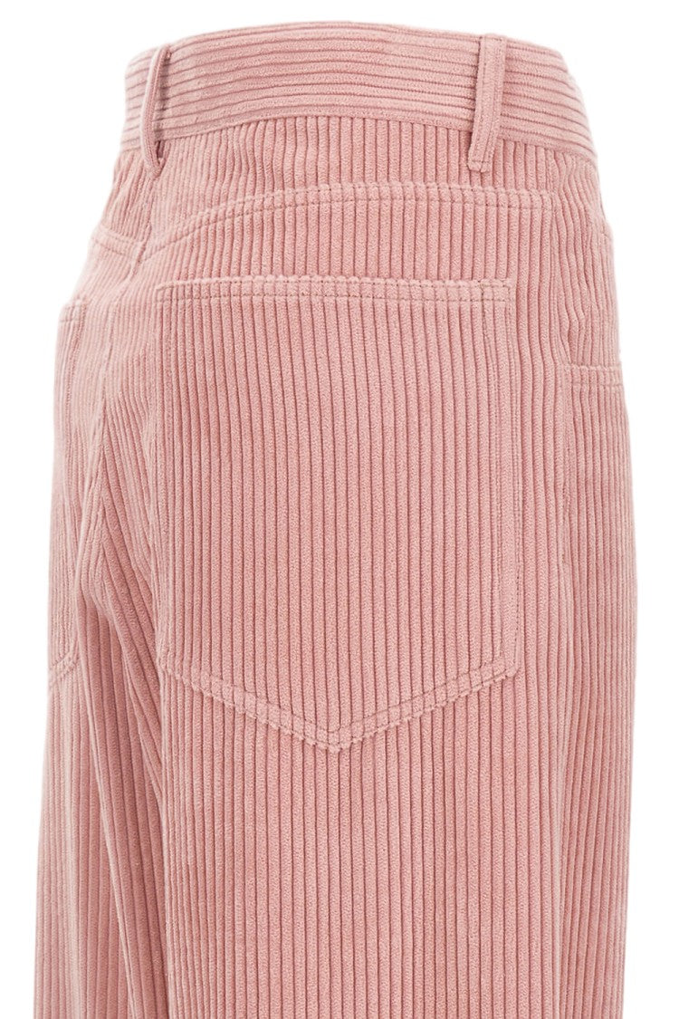Jejia Wide Leg Corduroy Trousers With Classic Five-Pocket Design