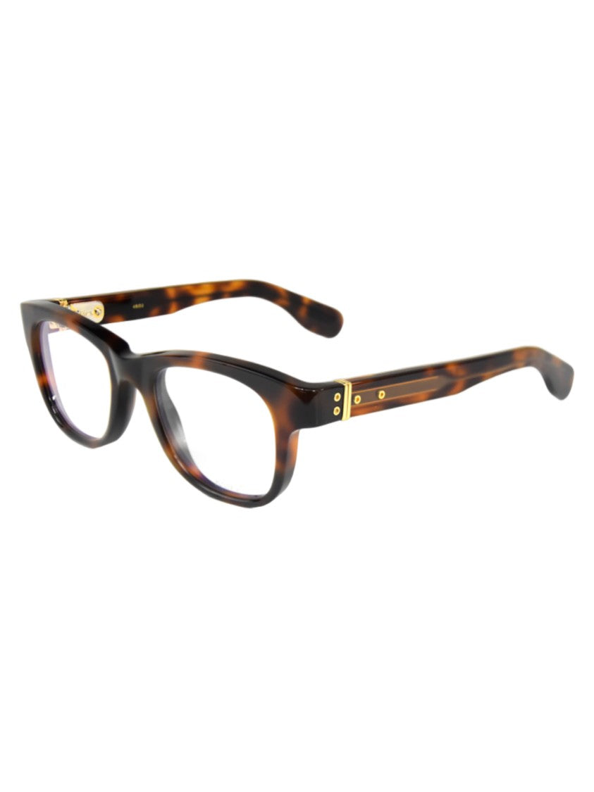 Kiurv Brown Acetate Celluloid 135 Mm Optical Frames