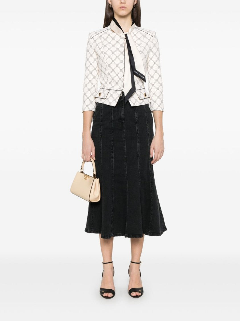 Elisabetta Franchi Light Beige Tailored Jacket