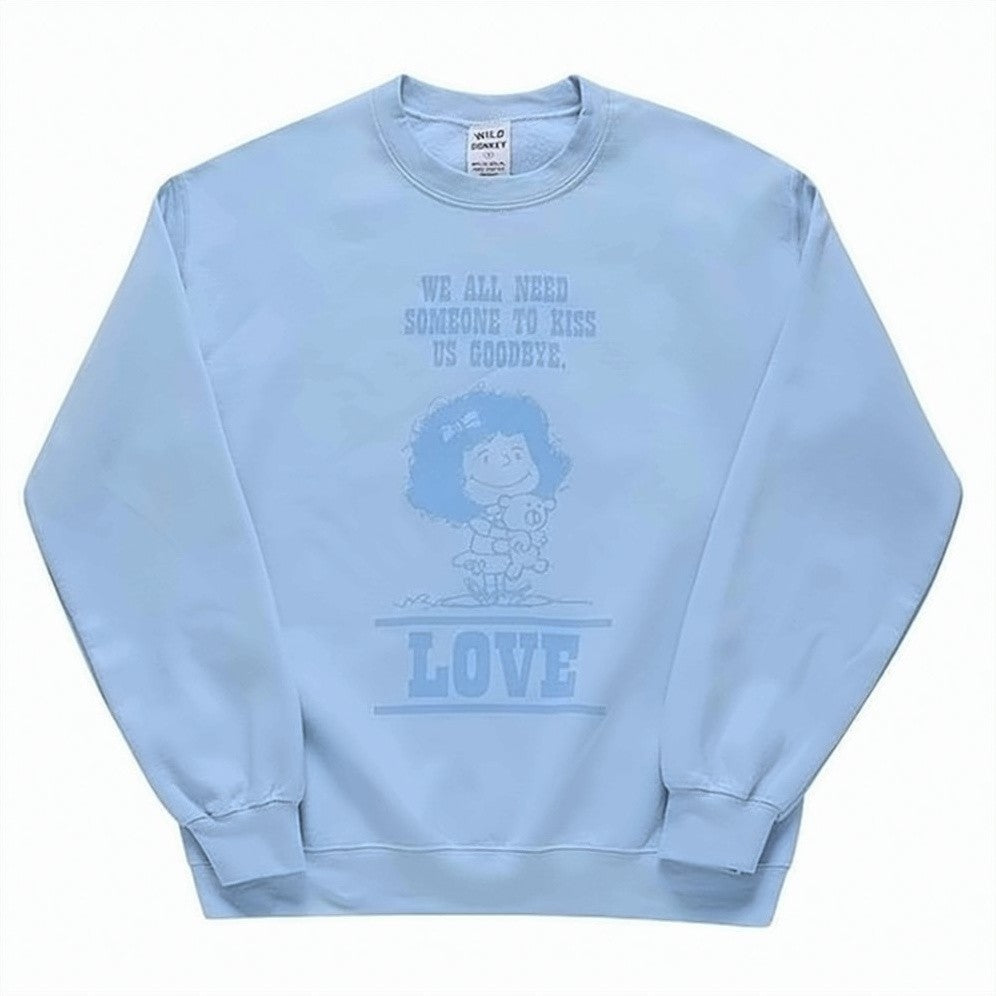 Wild Donkey Relaxed-Fit Long-Sleeved Sweatshirt With Graphic Print