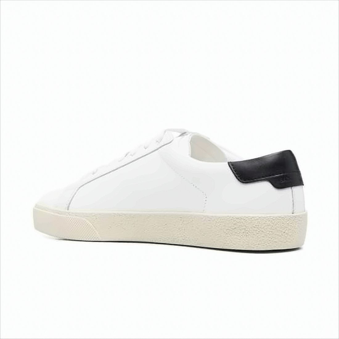 Saint Laurent Low-Top Calfskin Leather Sneakers