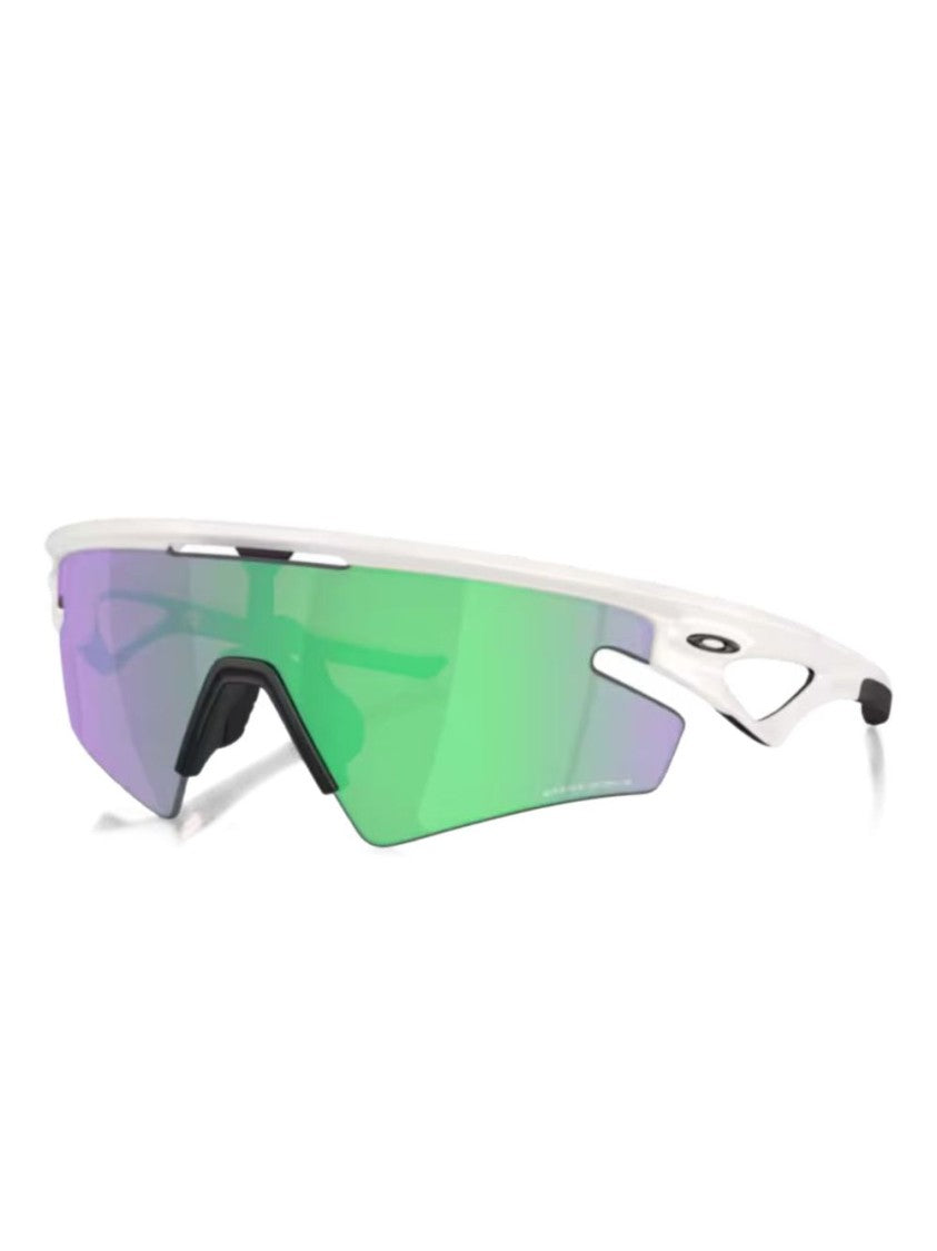 Oakley Aerodynamic White Sphaera Sunglasses With Gradient Lenses