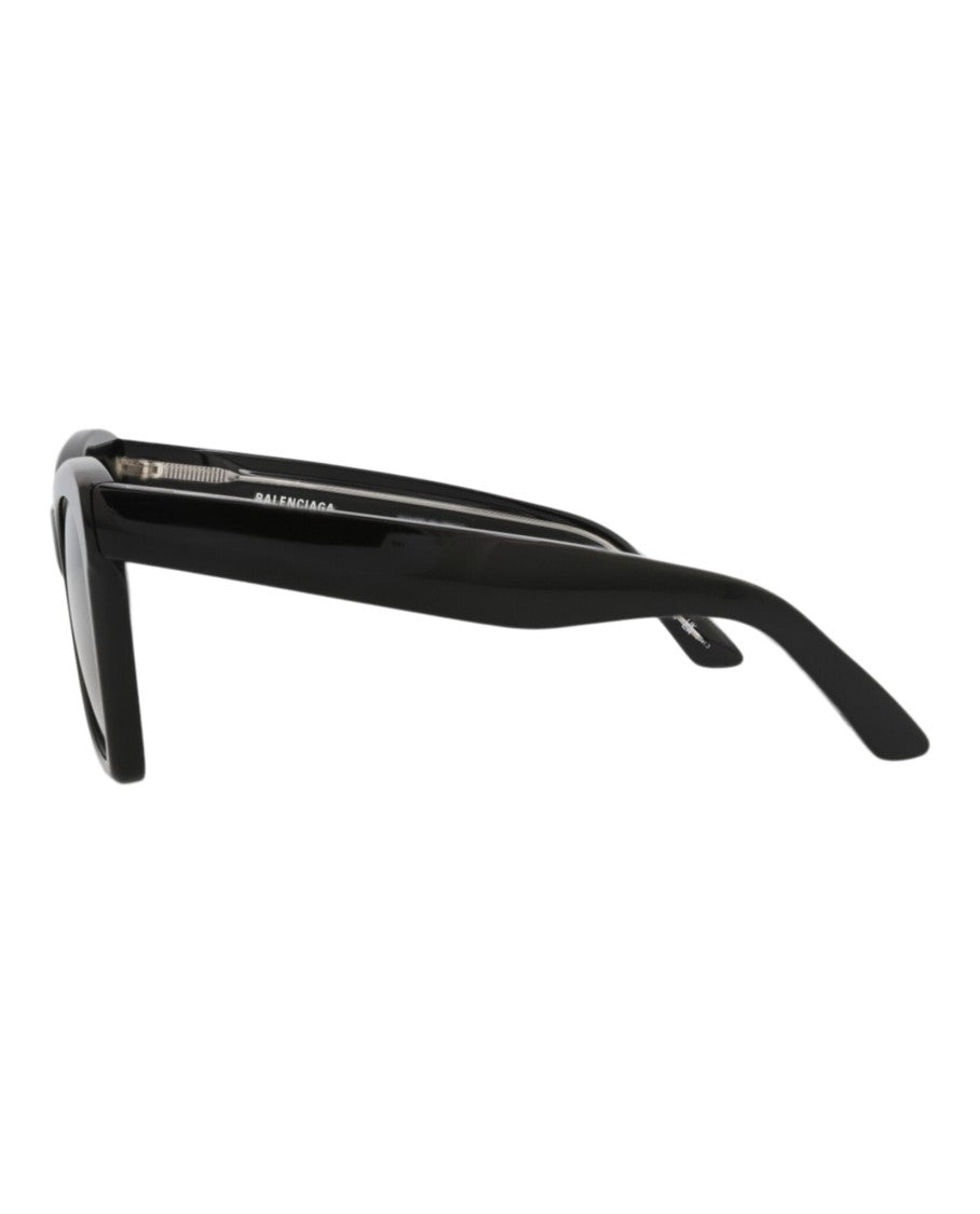 Balenciaga Cat-Eye Frame Acetate Sunglasses With Glossy Finish
