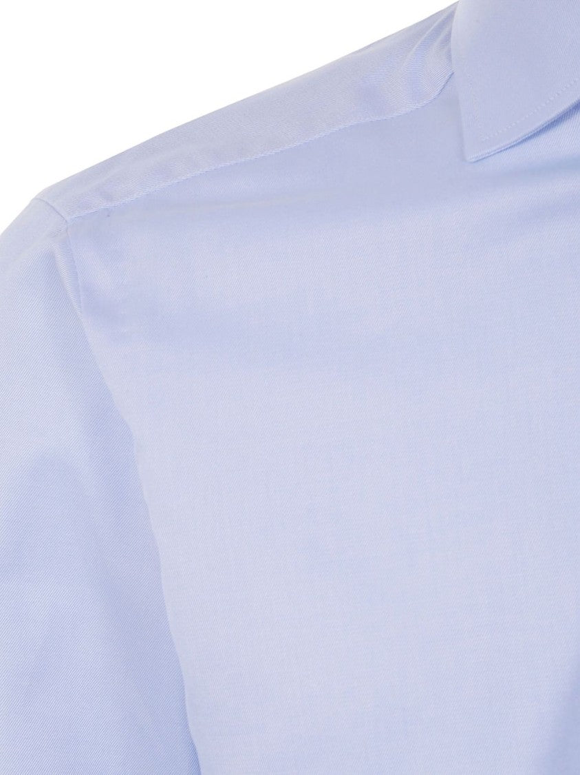 Barba Light Blue Modern Fit Shirt