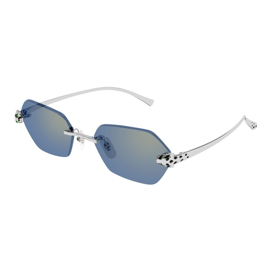 Cartier Ct0636s Rimless Hexagonal Sunglasses