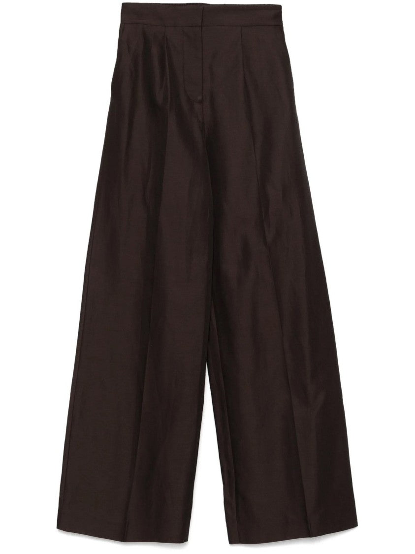 Joseph Wide-Leg Trousers With High Waist