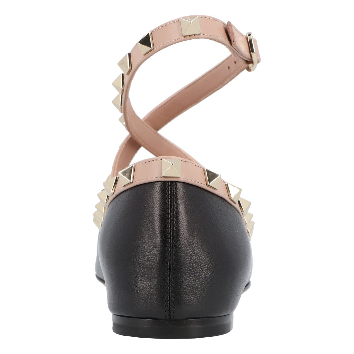 Valentino Rockstud Ballet Flats Black