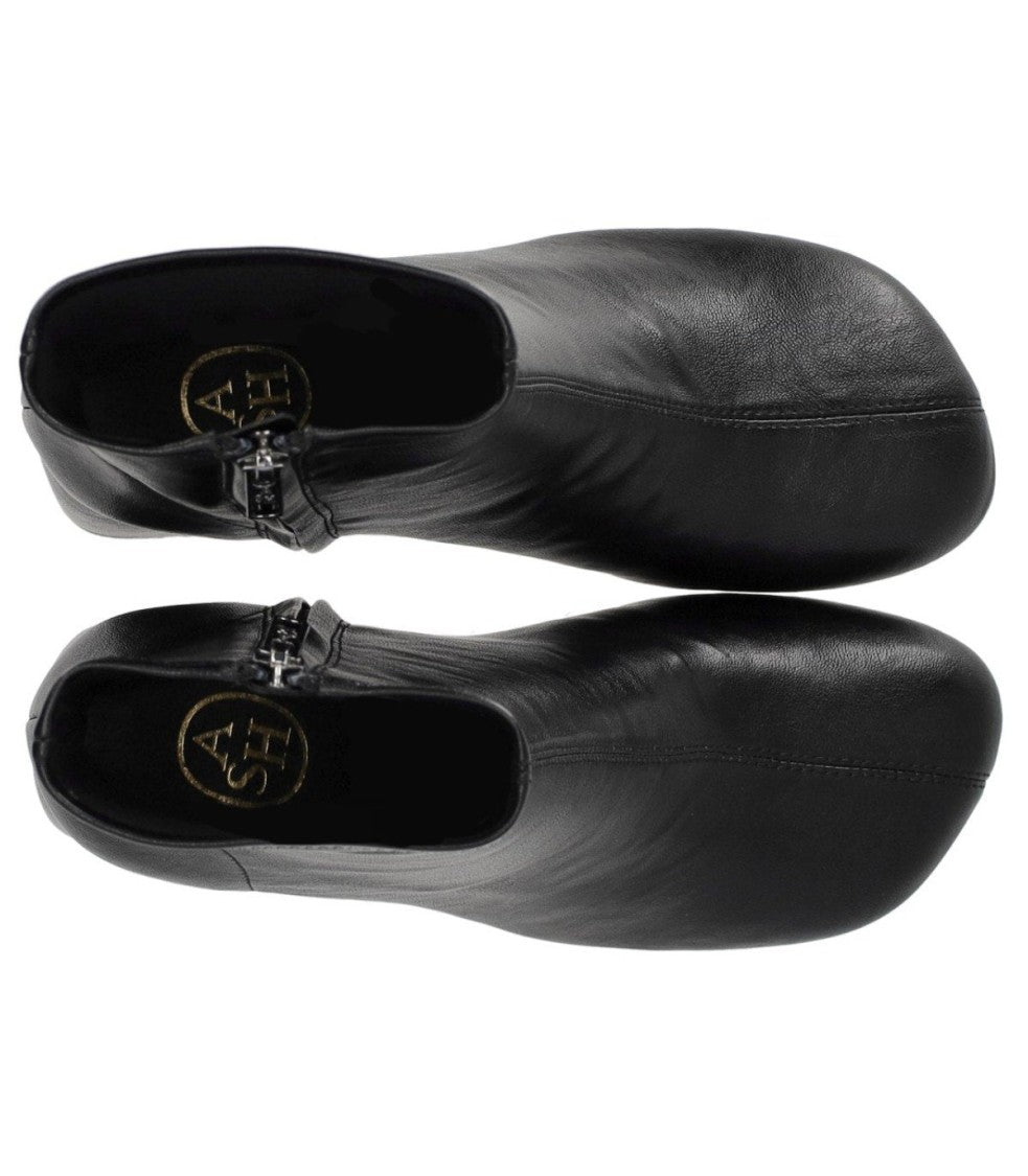 Ash Eclat Black Heeled Ankle Boot