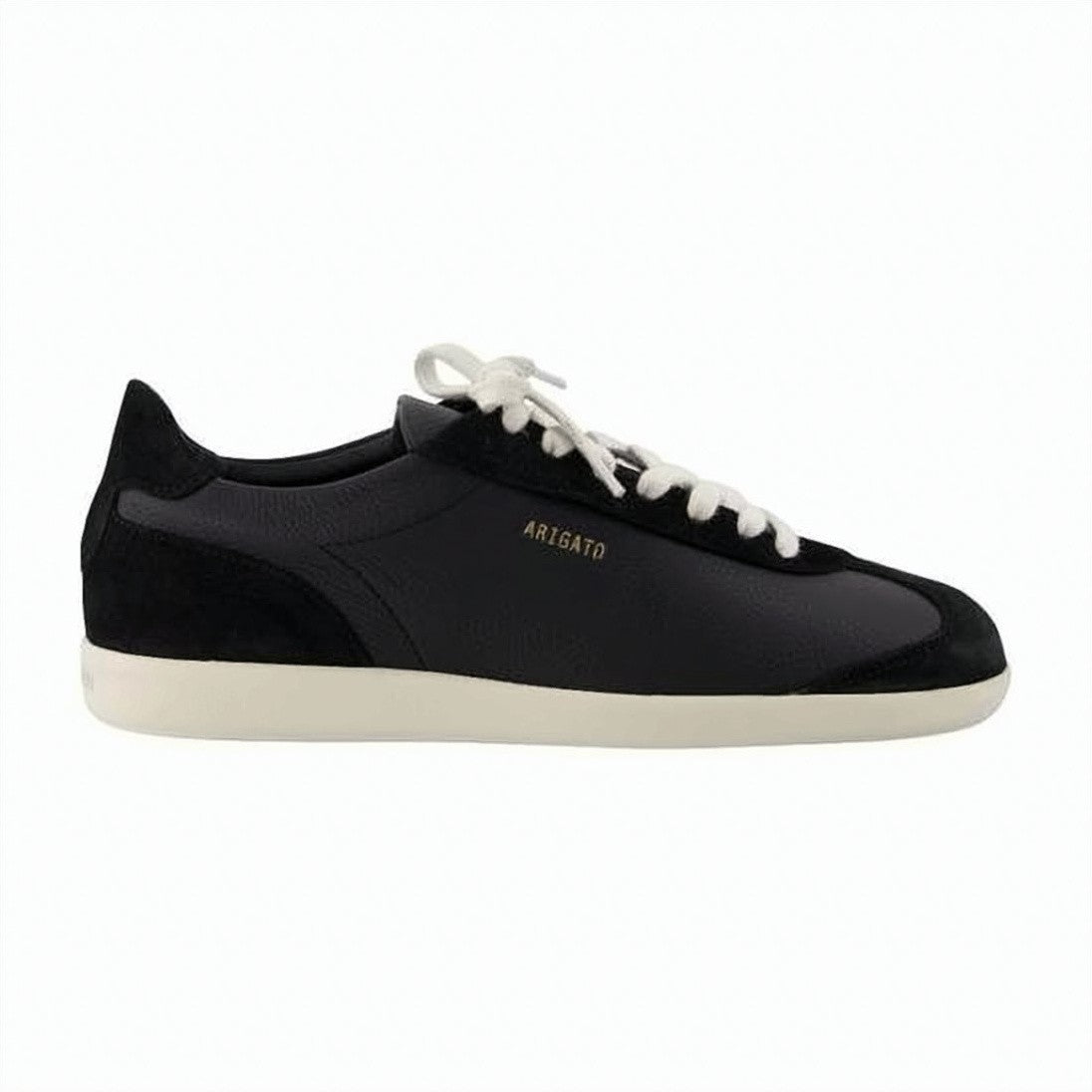 Axel Arigato Low-Top Sneakers In Smooth Leather And Suede With Gold Branding