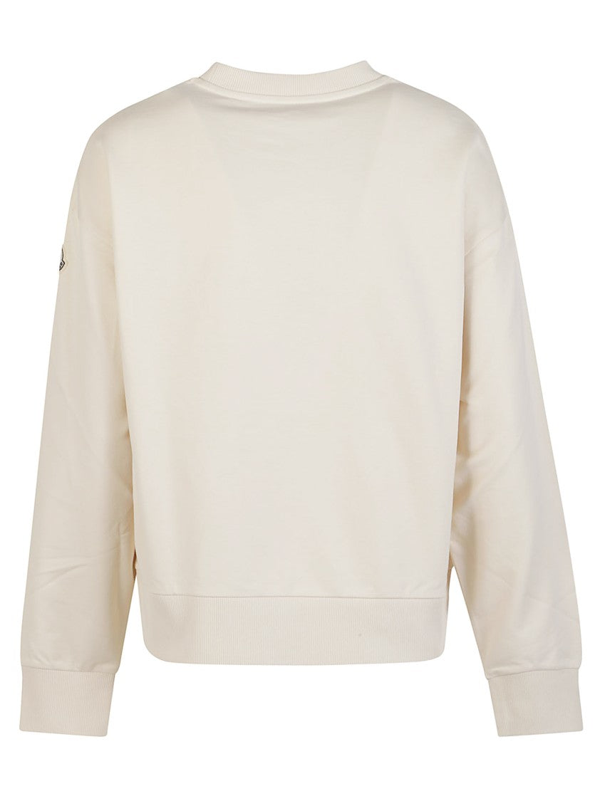 Moncler Logo Relaxed Fit Cotton Sweatshirt