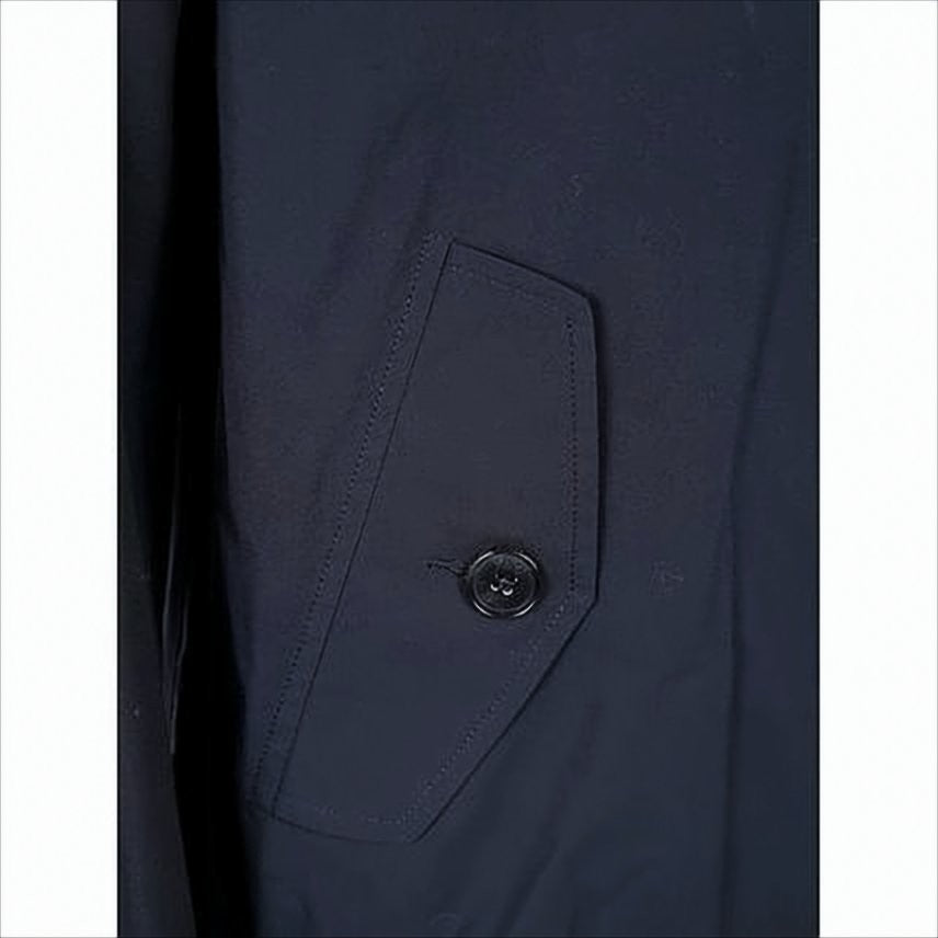 Baracuta Classic Blue Bomber Jacket With Zip Closure