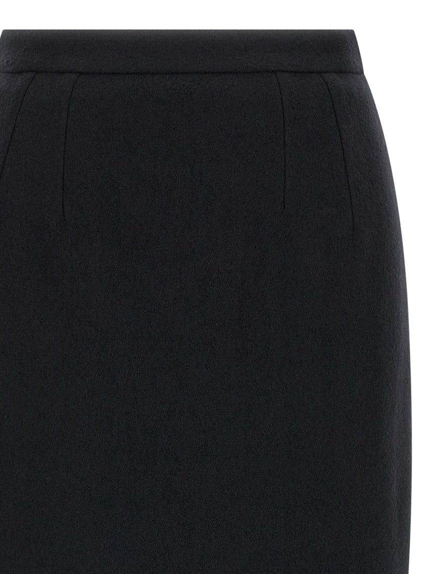 Dolce & Gabbana Wool Sheath Skirt