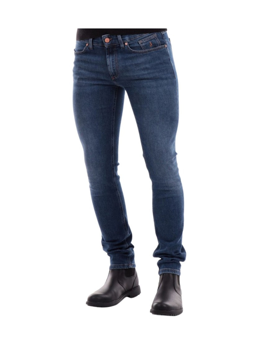 Jeckerson Medium Denim Jeans With Fitted Silhouette
