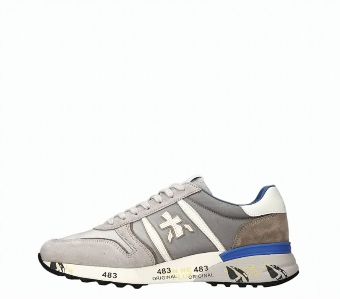 Premiata Lander 8009 Suede Insert Sneakers
