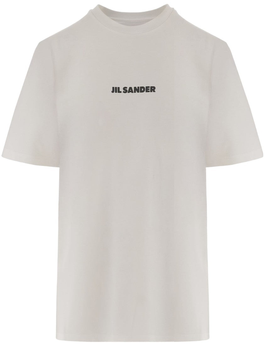 Jil Sander Cotton T-Shirt With Minimalist Logo Design
