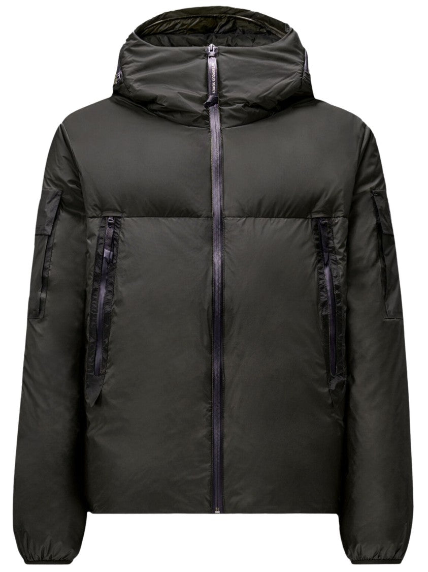C.P. Company Metropolis Boxy High Collar Logo Down Jacket