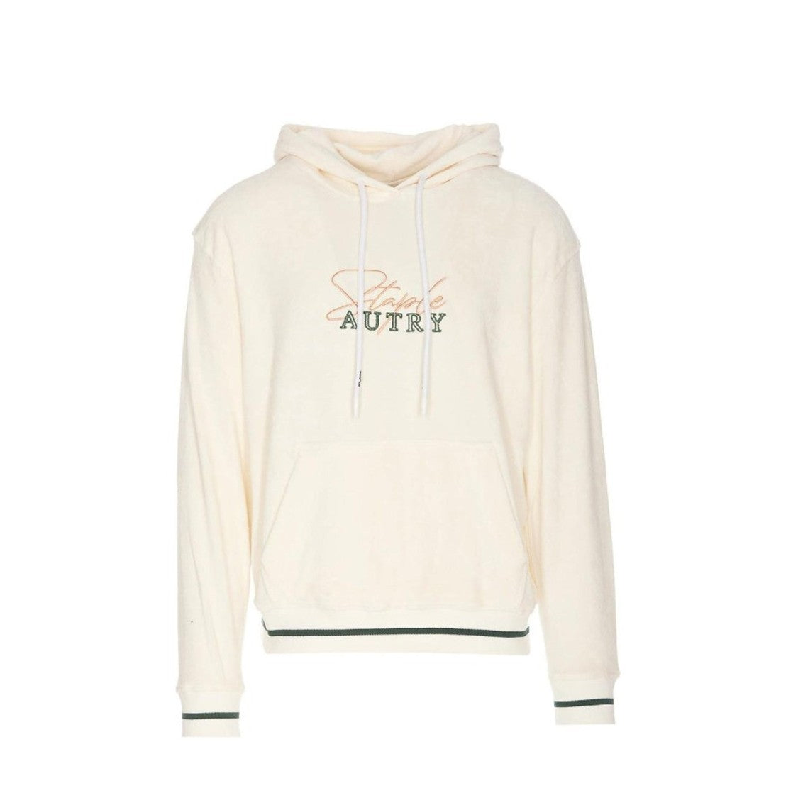 Autry Chenille Hoodie With Embroidered Logo And Kangaroo Pocket