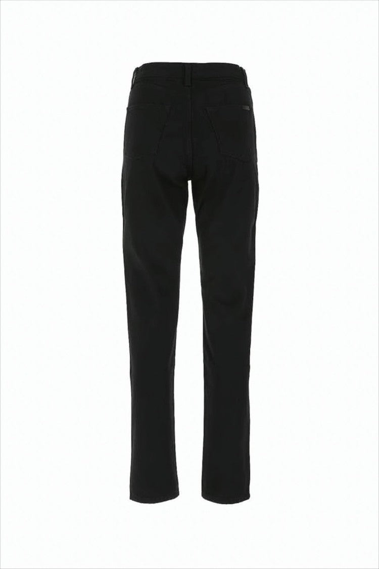 Saint Laurent Classic Black Denim Pants With Tailored Fit