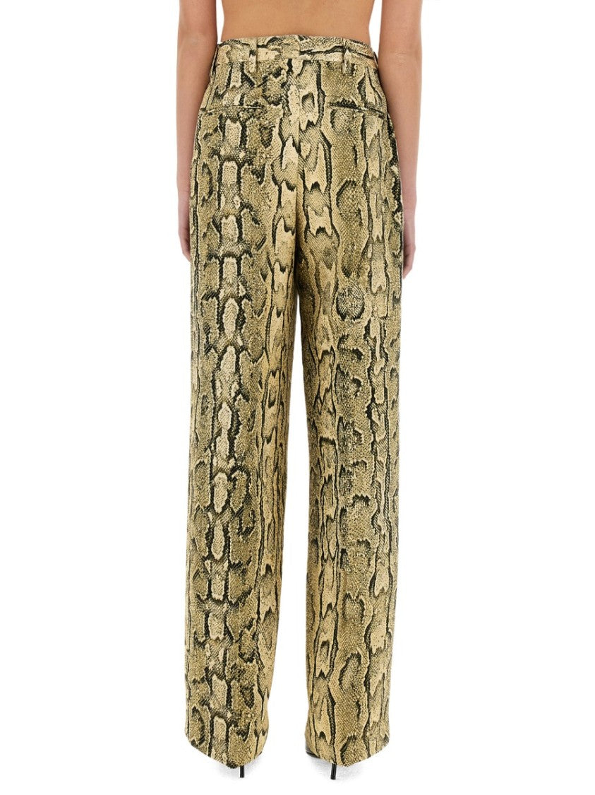 Dries Van Noten Textured Wide-Fit Jacquard Pants
