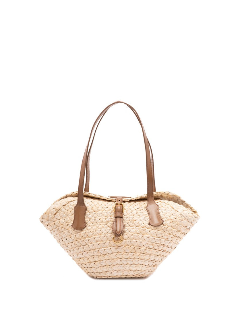 Dolce & Gabbana Structured Handbag With Unique Textural Blend