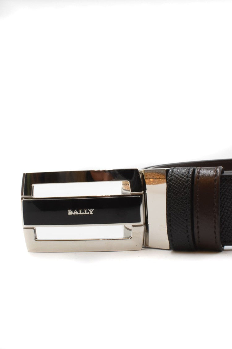 Bally Black Leather Belt