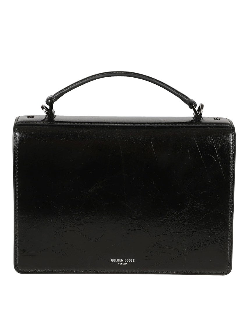 Golden Goose Structured Handbag With Polished Leather Finish