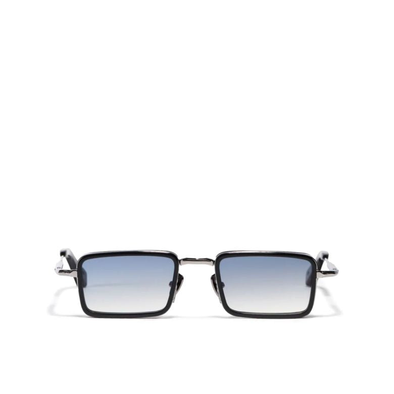 John Dalia Blue Pierce Gradient Rectangular Sunglasses