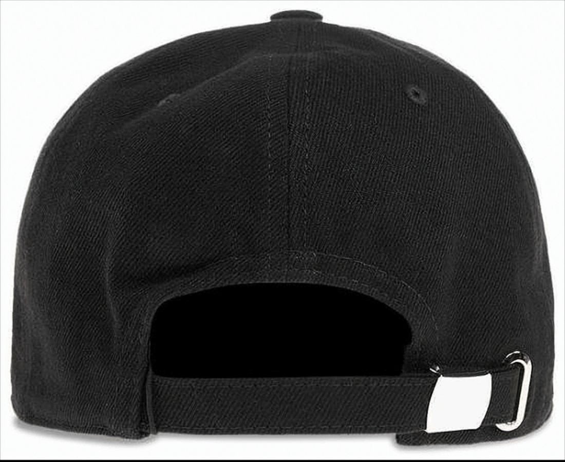 Raf Simons Black Baseball Cap