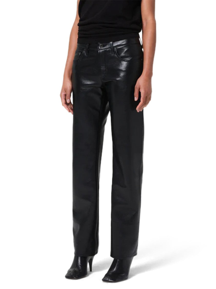 Agolde Slim-Fit Black Denim Jeans