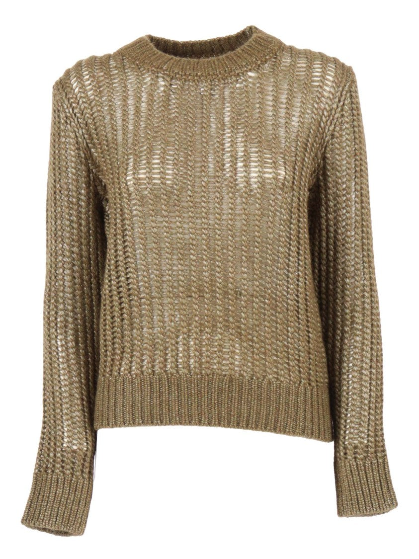 Peserico Textured Virgin Wool And Alpaca Blend Sweater