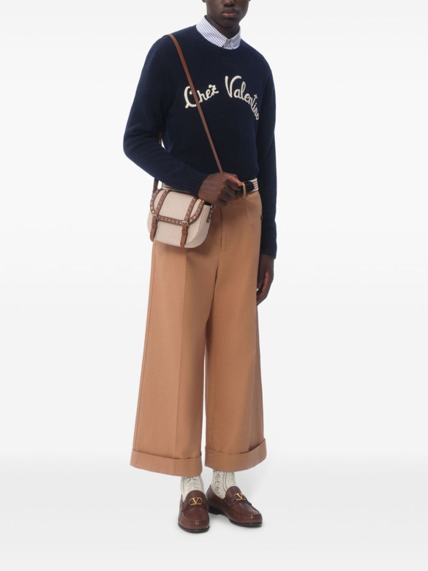 Valentino Blue Crew Neck Sweater