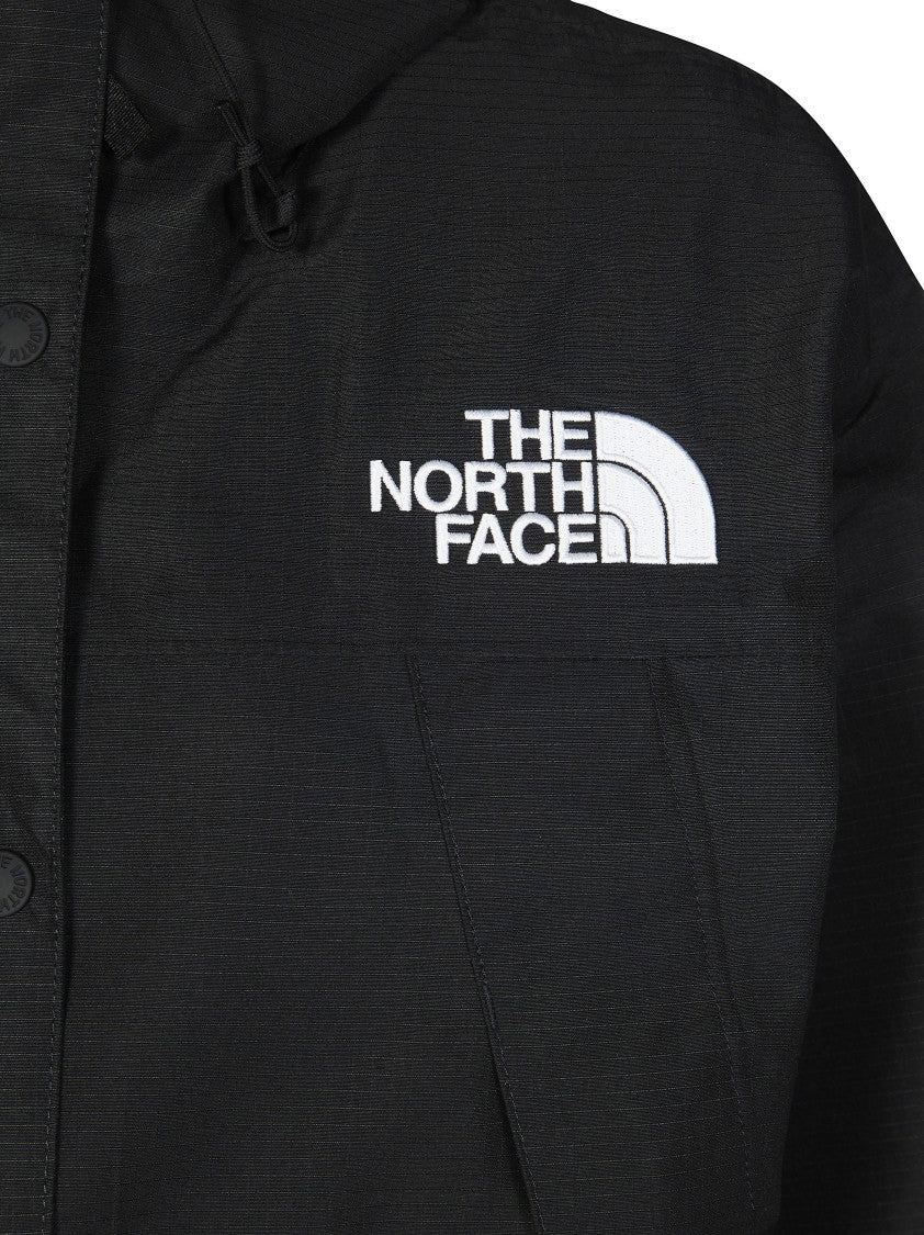 The North Face Cropped Hooded Embroidered Logo Jacket