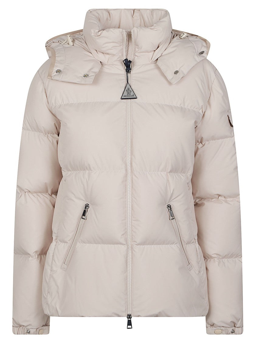 Moncler Fourmines High-Collar Detachable Hood Down Jacket